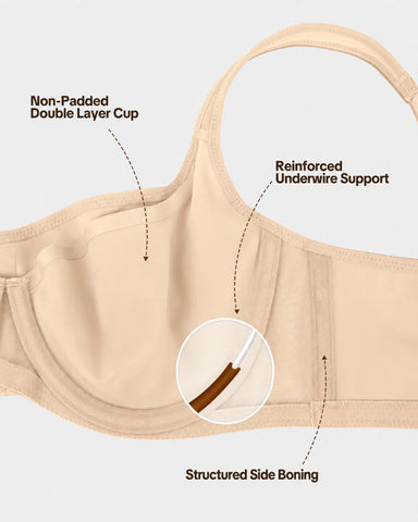 Cooling Plus Size Balconette Underwire Bra