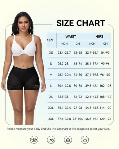 V-Cross Waist Tummy Control Butt-Lifting Shorts