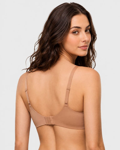 Deep Plunge Push-Up Underwire T-Shirt Bra