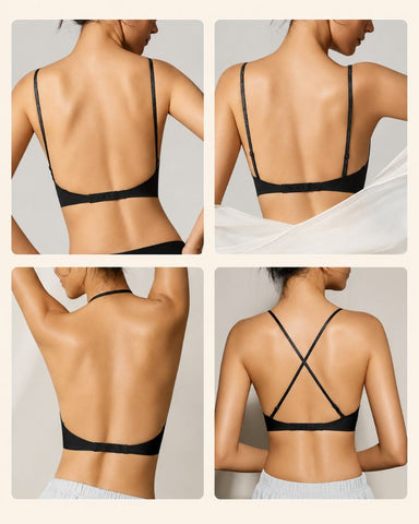 Low-Back Seamless Convertible Demi Bra