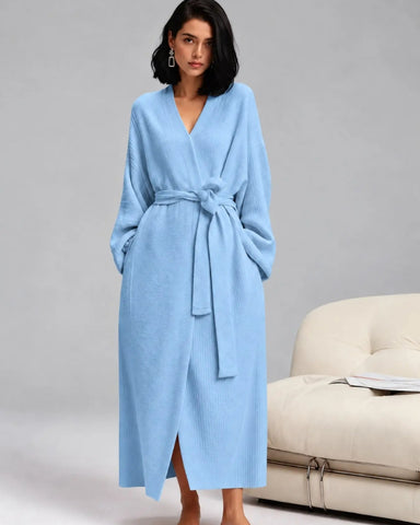 Oversized Double-Sided Fleece Long Robe