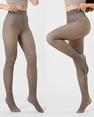 Fleece-Lined Sheer Tights – BOGO