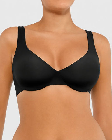 Plus Size Unlined Minimizer Underwire Bra