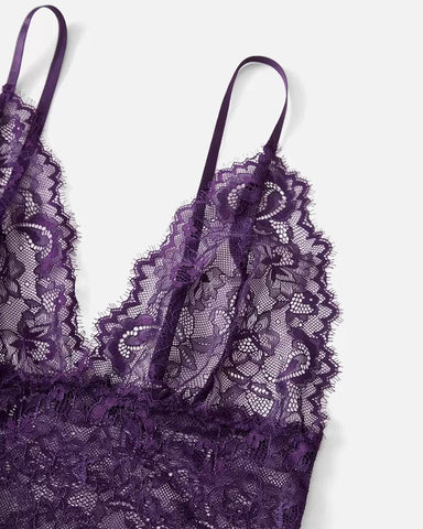 3-Piece Lace Sleepwear Set for Women – Cami, Shorts & Robe