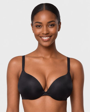 Deep Plunge Push-Up Underwire T-Shirt Bra