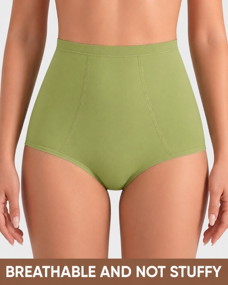 4-Pack High-Waist Cotton Stretch Briefs