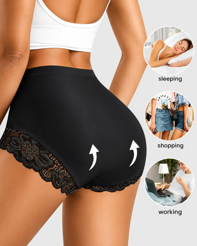 4-Pack High-Waist Lace Shaping Panties