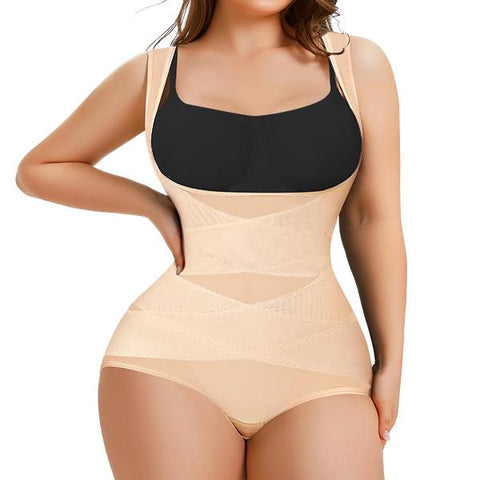 Shapecurve Shapewear Bodysuit Mesh Breathable, Invisible Tummy Control