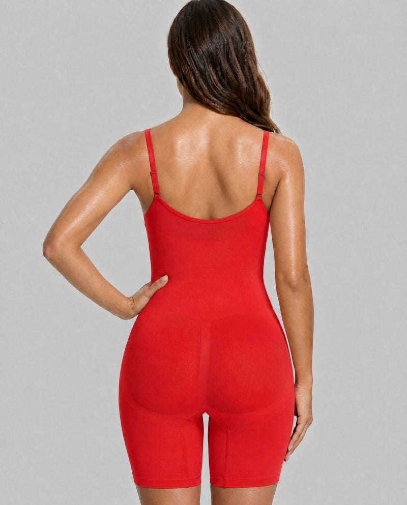 Women's Tummy Control Zip Front Bodysuit