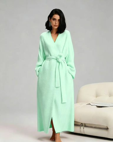 Oversized Double-Sided Fleece Long Robe