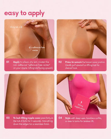 Reusable Silicone Lift Nipple Covers