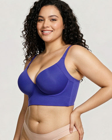 Back-Smoothing Underwire Push-Up Bra