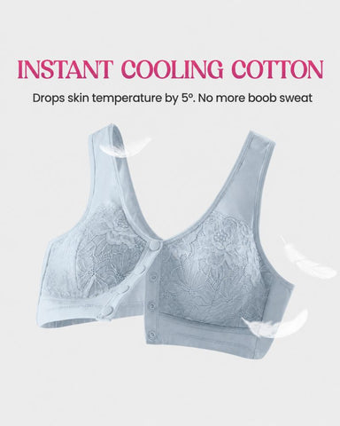 Front-Closure Wireless Support Bra
