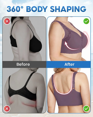 Front-Closure Wireless Lift & Shaping Comfort Bra
