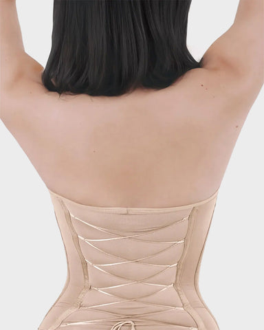 Back Lace-Up Seamless Shapewear Bodysuit