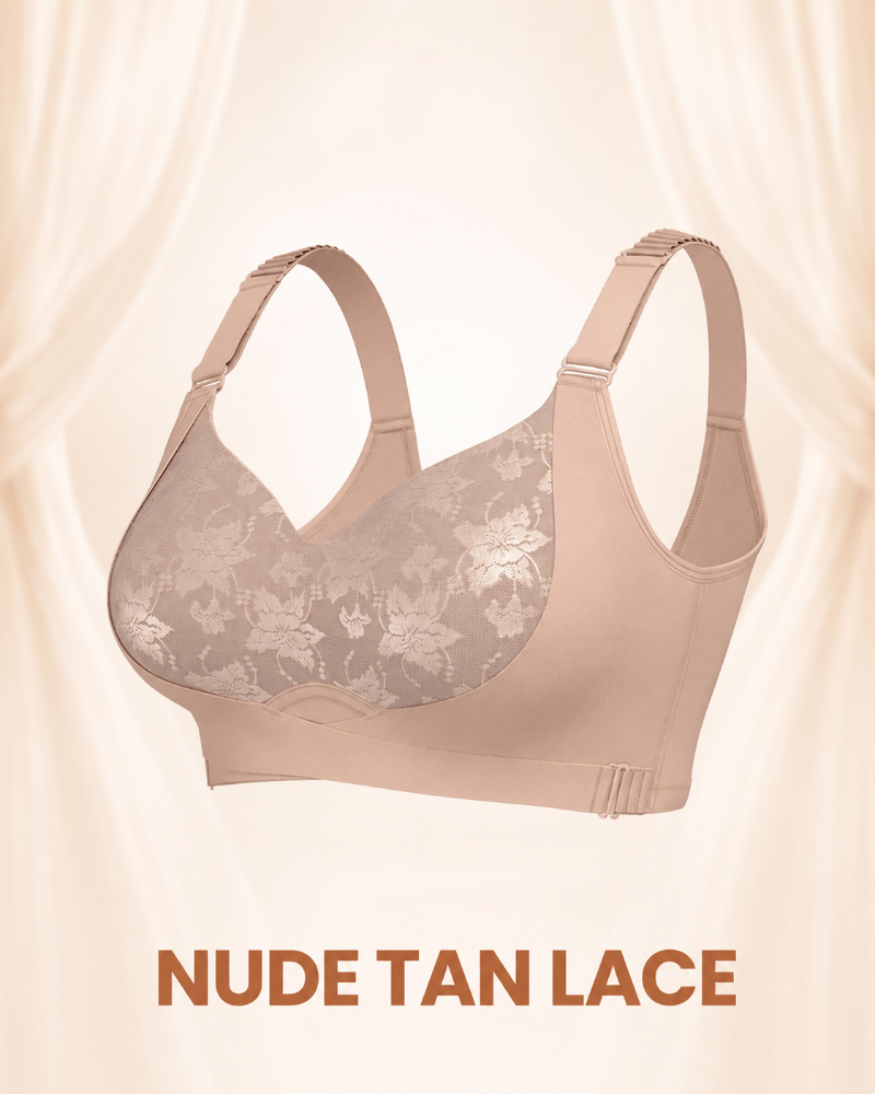 nude tan lace color bra