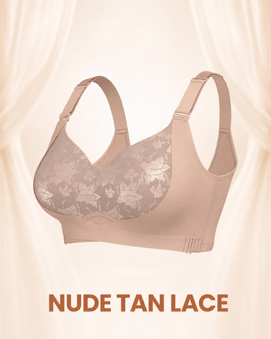 nude tan lace color bra