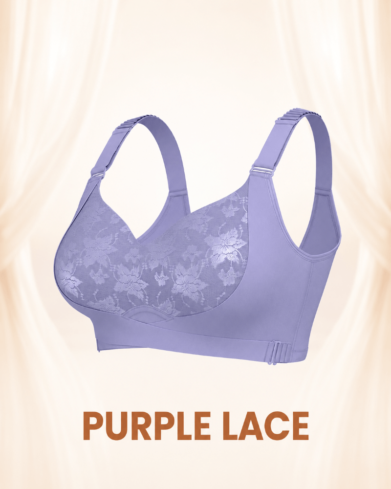 purple lace color bra