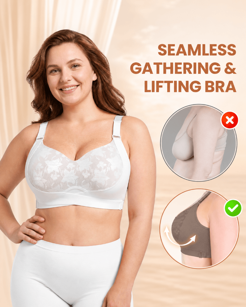 Seamless Gathering & Lifting Wireless Bra