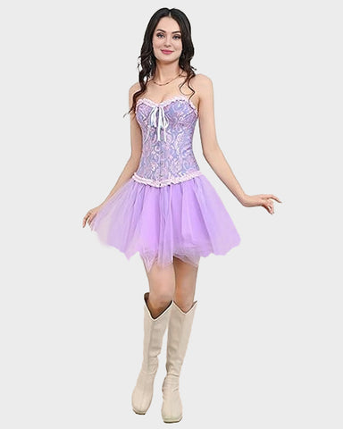 Corset Tops Lace Waist Push Up Shapewear