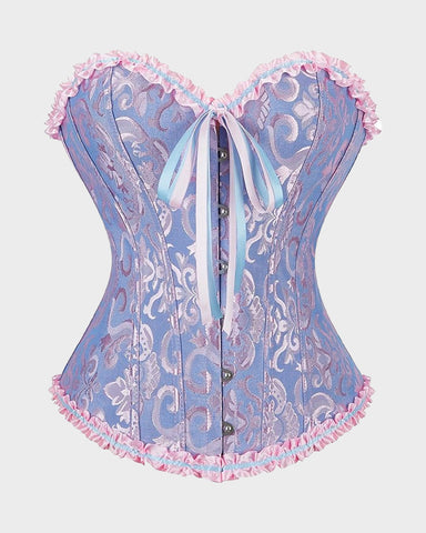 Corset Tops Lace Waist Push Up Shapewear