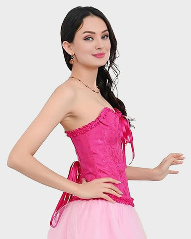 Corset Tops Lace Waist Push Up Shapewear