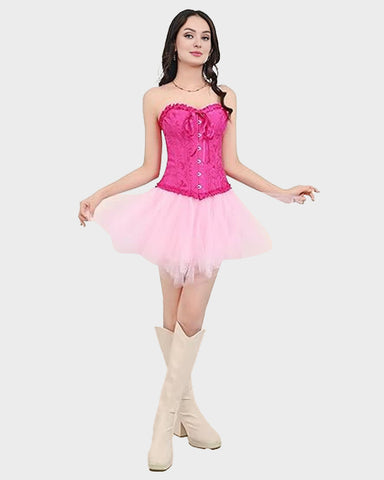 Corset Tops Lace Waist Push Up Shapewear