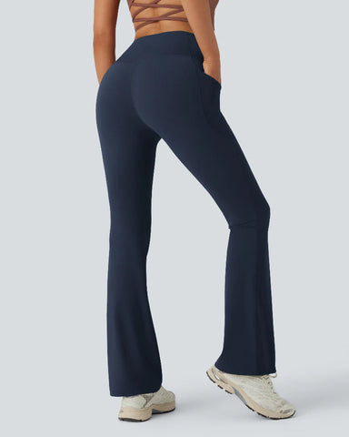 Slimming High-Waist Yoga Leggings with Pockets