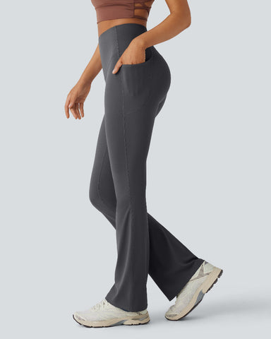 Slimming High-Waist Yoga Leggings with Pockets
