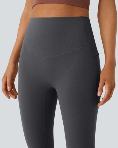 Slimming High-Waist Yoga Leggings with Pockets