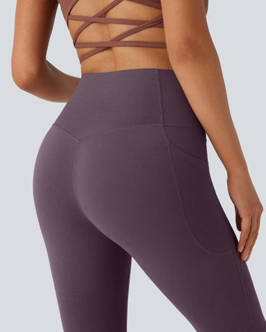 Slimming High-Waist Yoga Leggings with Pockets