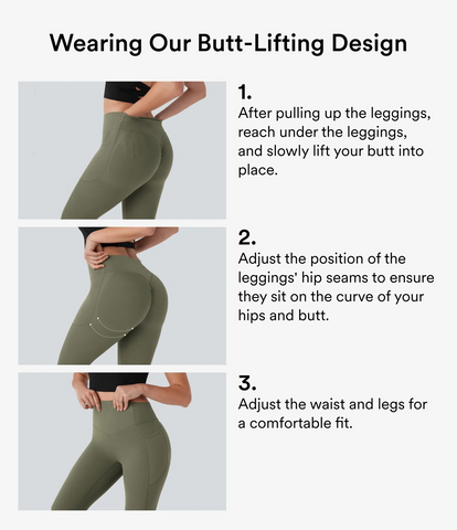 Slimming High-Waist Yoga Leggings with Pockets