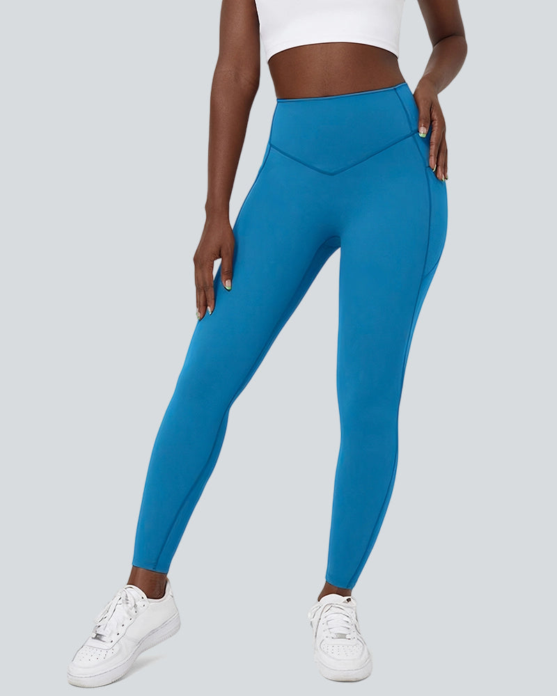 Butt Lifting Tummy Control Pocket Leggings