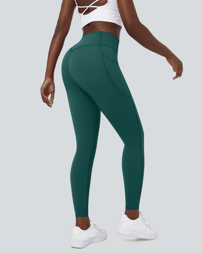 Butt Lifting Tummy Control Pocket Leggings