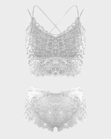 Romantic Lace Bralette & Panty Bundle