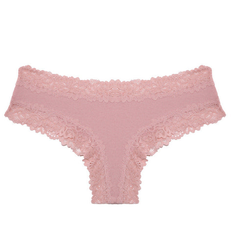Women's Cotton Panties Lace Low Rise