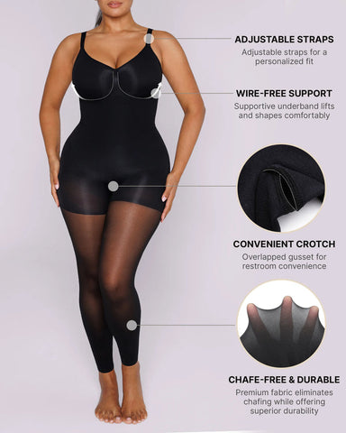 Full-Coverage Tummy Control Bodysuit