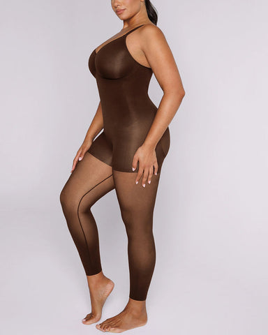 Full-Coverage Tummy Control Bodysuit