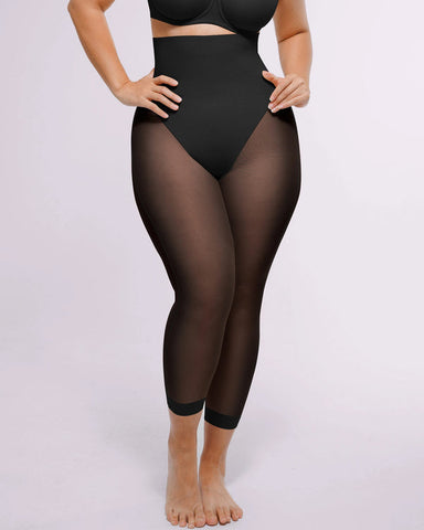 Shapecurve 3D Butt-Lifting Mesh Capri Pants
