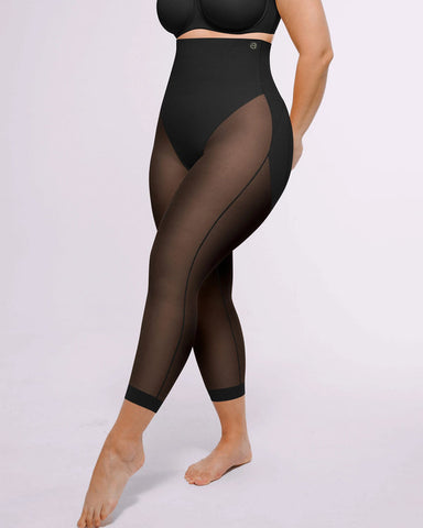 Shapecurve 3D Butt-Lifting Mesh Capri Pants