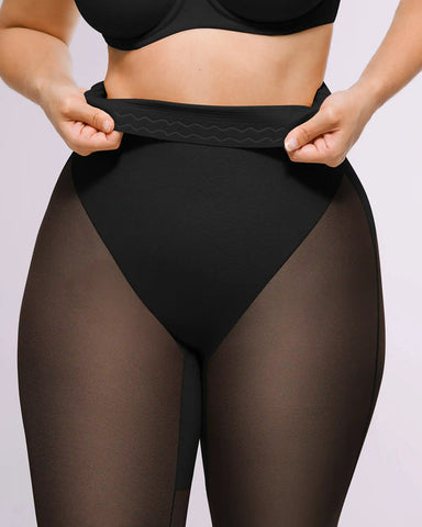 Shapecurve 3D Butt-Lifting Mesh Capri Pants