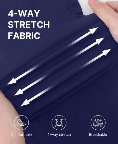 AirSlim ElasticFuse High-Waist Shaping Leggings – Tummy Control, Comfy Support, Black