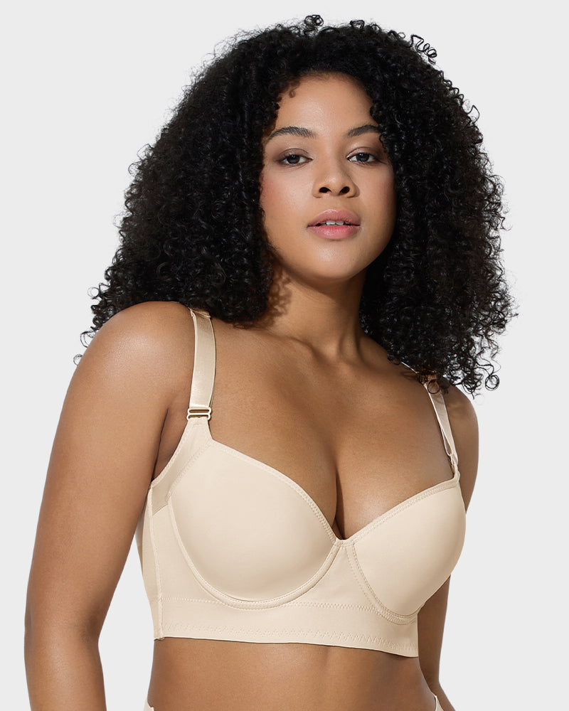 Full-Coverage Smooth Back Bra for Women