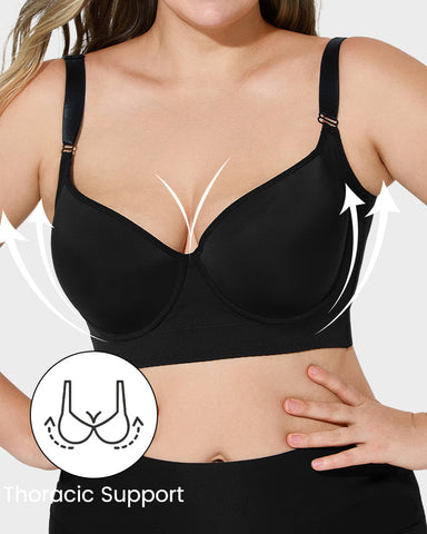 Full-Coverage Smooth Back Bra for Women