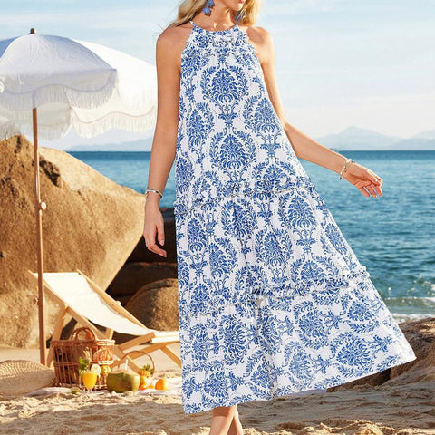 【Valentine's Day Limited】Grace Karin Women's Maxi Boho Dress Casual