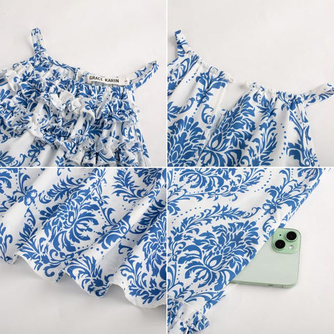 【Valentine's Day Limited】Grace Karin Women's Maxi Boho Dress Casual