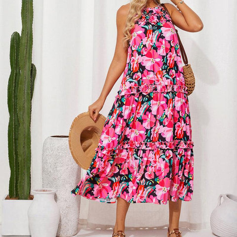 【Valentine's Day Limited】Grace Karin Women's Maxi Boho Dress Casual