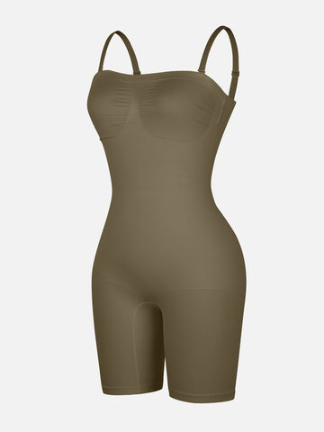 Shapecurve Seamless Strapless Bodysuit with Removable Straps