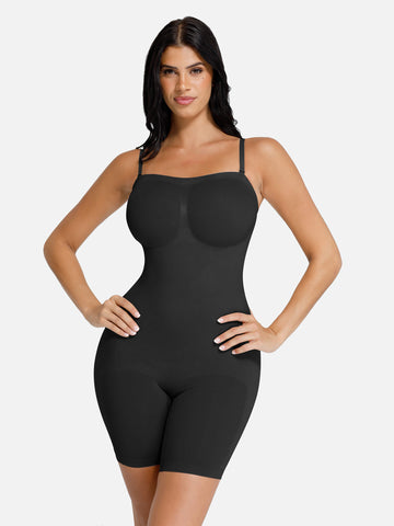 Shapecurve Seamless Strapless Bodysuit with Removable Straps