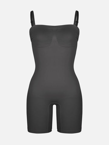 Shapecurve Seamless Strapless Bodysuit with Removable Straps